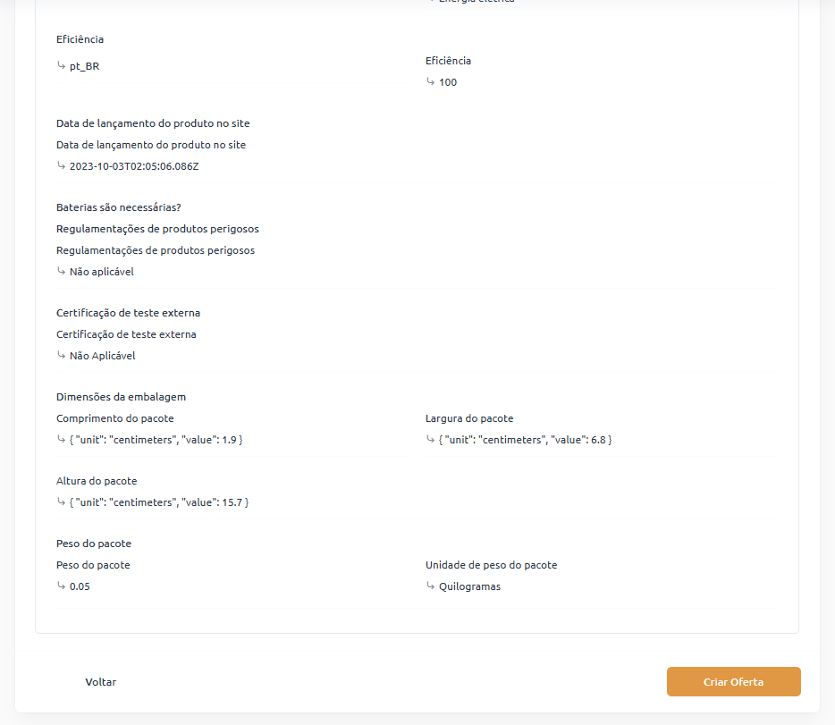 Revisão das Informações