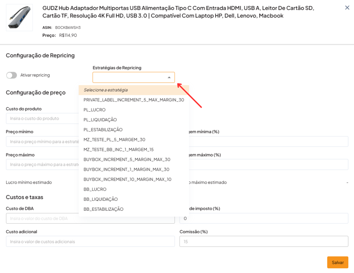 Seleção de Estratégia